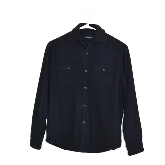 Brandy Melville Shacket Jacket Button Down Fleece Lined Wool Blend Heavyweight - Picture 1 of 16